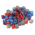 Assorted Colors Dice - 100 Pack